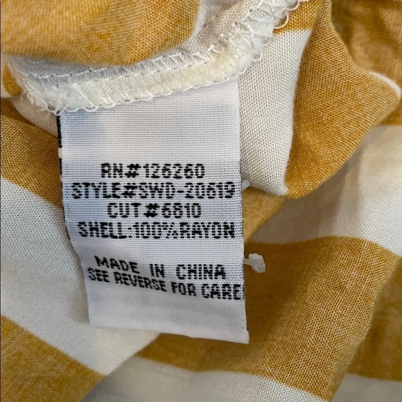 Velvet Heart Women’s Striped Button Down Blouse - Picture 5 of 5